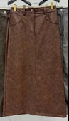 DERİ UZUN ETEK - 4