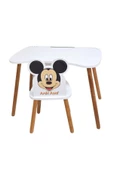 Çocuk Aktivite Masa Ve Sandalye Takımı 4-12 Yaş mickey mouse ( LİVA AHŞAP ) - 2