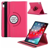 Apple iPad Pro 3 12.9 inç 3 Nesil Uyumlu Kılıf Ekran Koruyucu Ve Kalem Set Pembe thumbnail 2