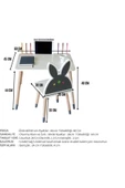Çocuk Aktivite Masa Sandalye Takımı 2-6 yaş ( LİVA AHŞAP ) - 6