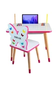 Çocuk Ders Çalışma Masa Sandalye Takımı 2-6 Yaş ( LİVA AHŞAP ) - 3