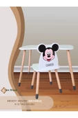Çocuk Ders Çalışma Masa Sandalye takımı 4-12 yaş mickey mouse ( LİVA AHŞAP ) - 2