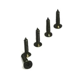 Klips, Menteşe, Ayak Vidası 2,2x7,5mm Çelik - Siyah 100 Adet - 1