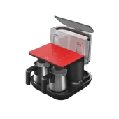 Beko TKM 8961 K Keyf Kırmızı Çelik İkili Kahve Makinesi - 3