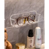 Kendinden Yapışkanlı Şeffaf Gözlük Standı - 2