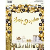 İyiki Doğdun Gold Kaligrafi Banner - 2