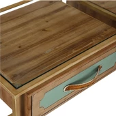 Vitale Vintage Renkli Ahşap Dresuar AK.GR0013 - 3