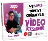Dizgi Kitap 2025 MEB-AGS Türkiye Coğrafyası Video Ders Notu - Kazım Sayın Dizgi Kitap - 1