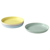 IKEA Kalas Bebek Çocuk  6 Adet Tabak Seti Pastel Tonlar - 1
