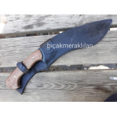 Büyük Kukri El İşçiliği 39,5cm Toplam Uzunluk thumbnail 2