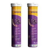 İmmuferon Beta Glucan 200mg, Vitamin C 1000mg, D3, Çinko, Karamürver 20 Efervesan - 2'li thumbnail 3