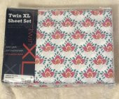 Çiçek Baskılı 3lü Çarşaf Seti TWIN XL - 2