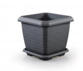 Omnipazar SO-HK05 Hisar Kare Tabaklı Saksı 74,3 lt No 5 - 1