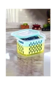 Süzgeçli Yıkama Hazneli Turşu Ve Zeytin-peynir Saklama Kabı 1.6lt   -Ak511 - 1