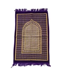 Royam 1 Adet Kadife Seccade Hac Ve Umre Hediyesi Namazlık 70 X 110 - 3