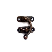 Yay Gözü, Ahşap Kutu Klipsi - Küçük 28x33 mm, Antik, 1 Adet - 1