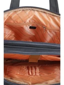 Ççs 71242 Gri Kumaş Laptop Bölmeli Evrak Çantası - 5