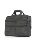 Ççs 71242 Gri Kumaş Laptop Bölmeli Evrak Çantası - 1