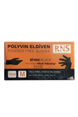 Rns Polyvın Siyah Eldiven 100 Lü M Beden (gıdaya Uygun) - 1