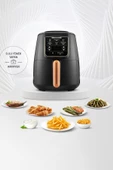 Air Pro Cook Xl 2 In 1 Konuşan Airfryer Black Cooper 4 Kişilik - 2