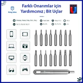 Kingsdun 20 si 1 Arada Manyetik Mini Tornavida Seti KS-840016 - 2