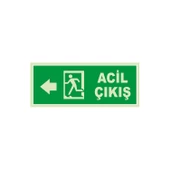 Emek PVC Lümenli İkaz Levhası 12x25 cm - 1