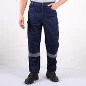 Samteks Reflektörlü Denim Kot Pantolon - 1