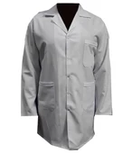 Samteks Uzun Boy Polo Yaka Erkek Önlük - Beyaz - 1