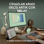Logitech Pebble Keys 2 K380S 920-011859 Siyah Kablosuz Klavye Teşhir - 7