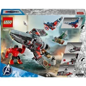 Lego Marvel Kaptan Amerika ile Red Hulk Savaşı 76292 - 4