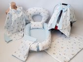 Mavi Bulut 8 Parça Babynest Seti - 2