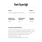 Kingsdun 48 Parçali Tasinabilir Mini Tornavida Seti KS-840059 - 8