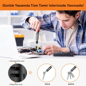 Kingsdun 150 si 1 Arada Manyetik Hassas Tornavida Seti KS-840150 - 7