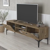 SmartHome Plus Merit Metal Ayaklı Tv Sehpası - Atlantik Çam - 2