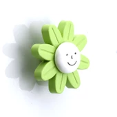 Plastik Papatya Kulp Yeşil Renk Mobilya Çoçuk Odası Kız Erkek Dolap Kapak Kulpu Çekmece Kulbu 1 ADET thumbnail 7