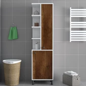 SmartHome Plus Lena 2 Kapaklı Raflı Çok Amaçlı Dolap - Beyaz / Barok - 3
