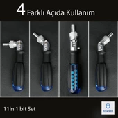 Kingsdun 10 u 1 Arada Circirli Çift Yönlü Tornavida Seti KS-840047 - 3