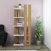 SmartHome Plus Şölen Dekoratif Kitaplık- Atlantik Çam / Beyaz - 2