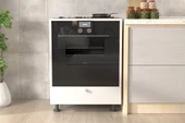 SmartHome Plus Aztek Ayaklı Akastre Fırın Dolabı - Beyaz - 2