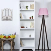 SmartHome Plus Apollon 5 Raflı Kitaplık - Beyaz - 1