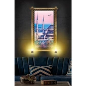 Kanvas İstanbul Camii Rustik Lambalı Tablo thumbnail 2