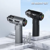 Kingsdun Sarjli Tornavida Seti 35 Parçali Manyetik Uç 5V 2500mAH - 1