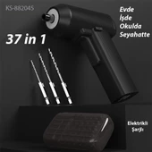 Kingsdun Sarjli Tornavida Seti 32 Parça Manyetik Uç 3.6V 1300mAH - 3