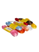 Yakut Kurdela Çift Taraflı Saten Karışık Renkler 1 Cm * 10 M - 1