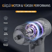 Kingsdun Sarjli Tornavida Seti 35 Parçali Manyetik Uç 5V 2500mAH - 3