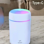 LED Işıklı Mini Ortam Oda Hava Nemlendirici Taşınabilir Buhar Makinesi USB Ile Çalışabilir" - 1