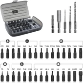 Kingsdun Sarjli Tornavida Seti 32 Parça Manyetik Uç 3.6V 1300mAH - 8