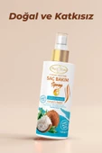 Saç Dökülmesine Karşı Tuzsuz Şampuan Aloe Vera Şampuanı Ve Hindistan Cevizi Yağlı Saç Spreyi - 6