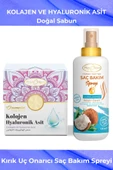 Kolojen Ve Hyaluronik Asitli Sabun Ve Kırık Uç Onarıcı Saç Bakım Spreyi 120 Ml - 1