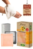 Papaya Sabunu Ve Banyo Kesesi, Katı Sabunluk - 2